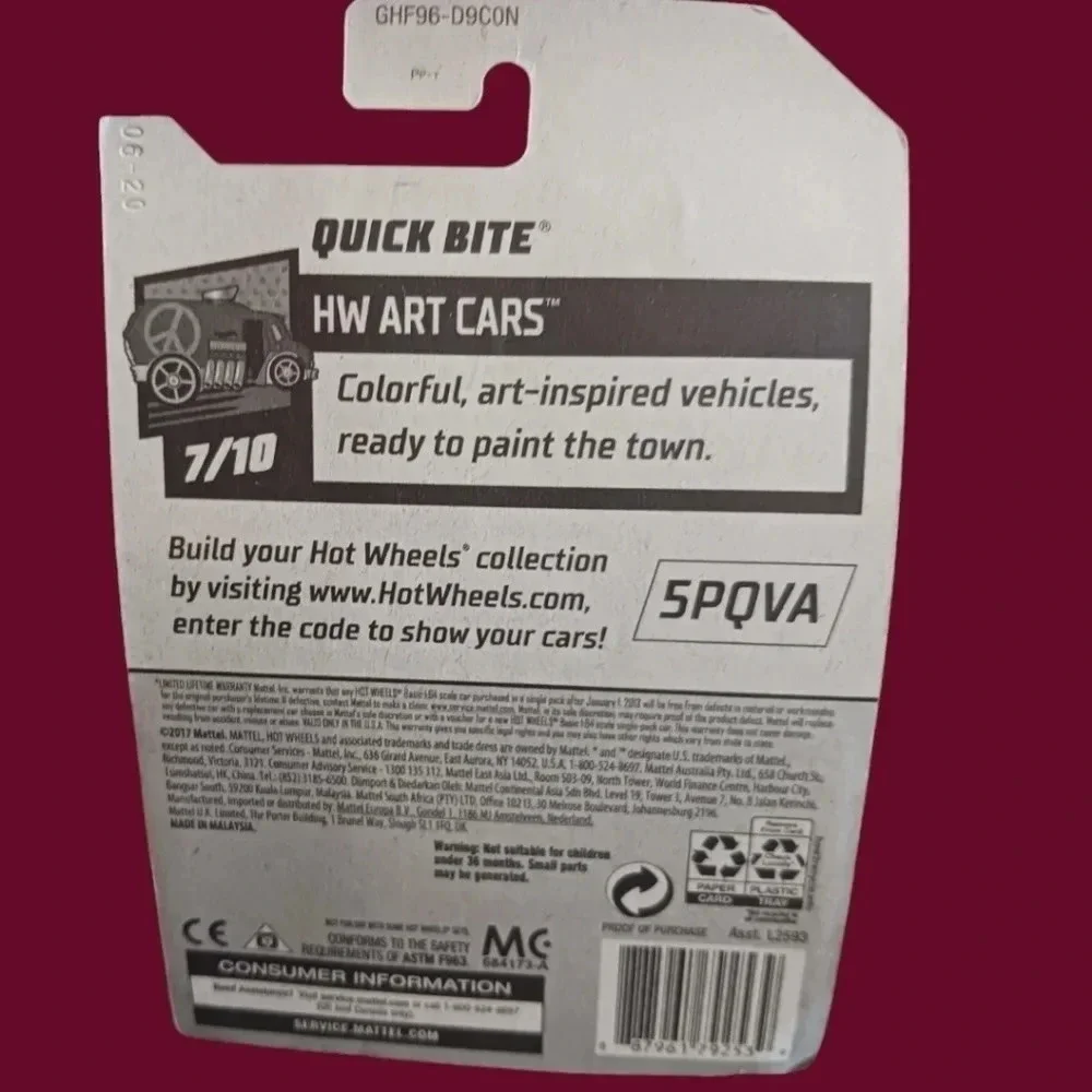 Hot wheel quick bite white fast foodie sweet street ice cream